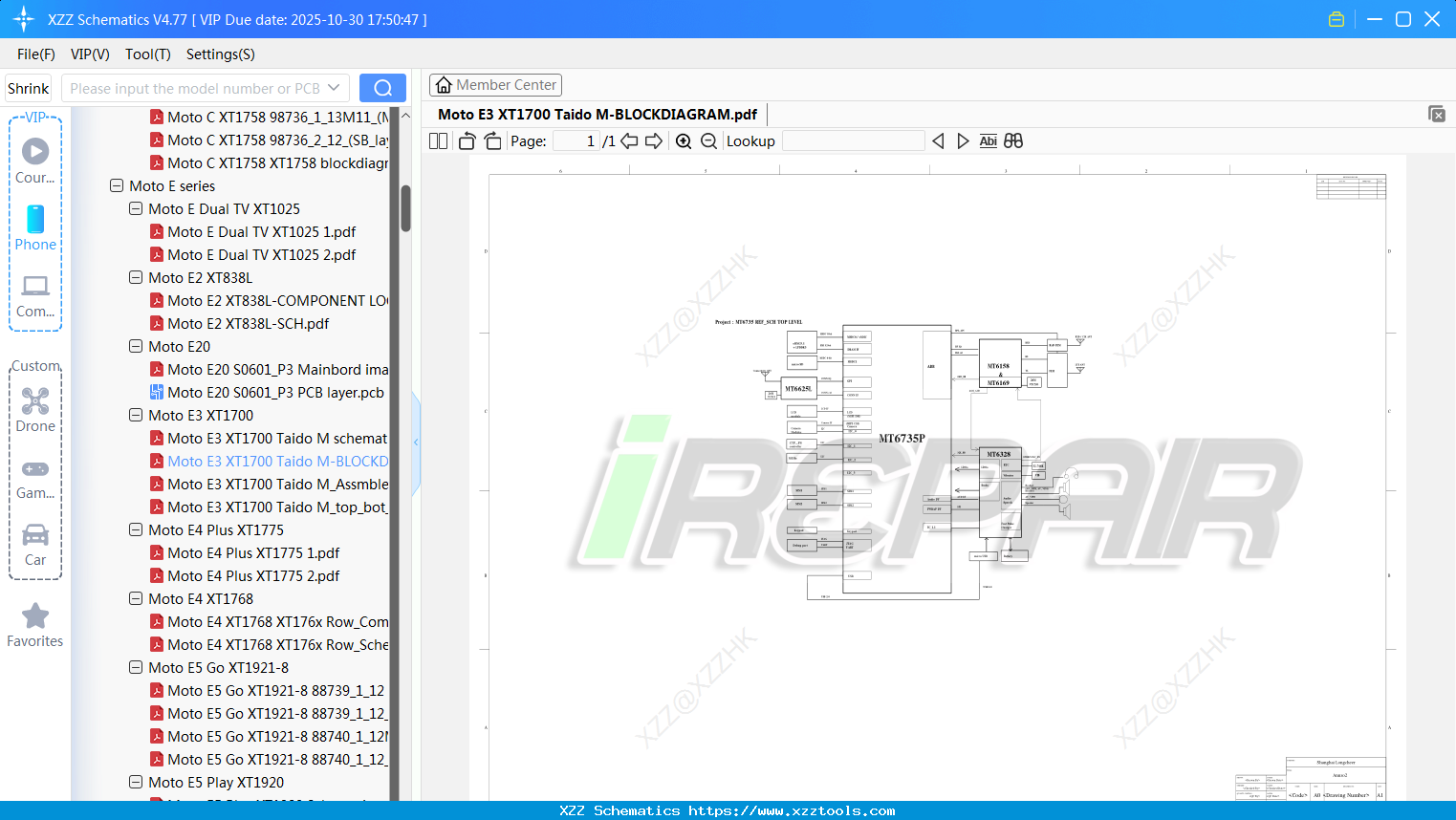 Motorola Moto E3 XT1700 Taido M-BLOCKDIAGRAM